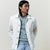 VESTE WORKER TOILE ECRU