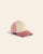 CASQUETTE VELOURS CÔTELÉ ROSE ET ÉCRU