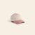 CASQUETTE EN COTON ET VELOURS CÔTELÉ ROSE/ÉCRU