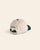 CASQUETTE EN COTON ET VELOURS CÔTELÉ VERT/ÉCRU