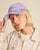 CASQUETTE CÔTELÉ LILA