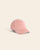 CASQUETTE CÔTELÉ ROSE