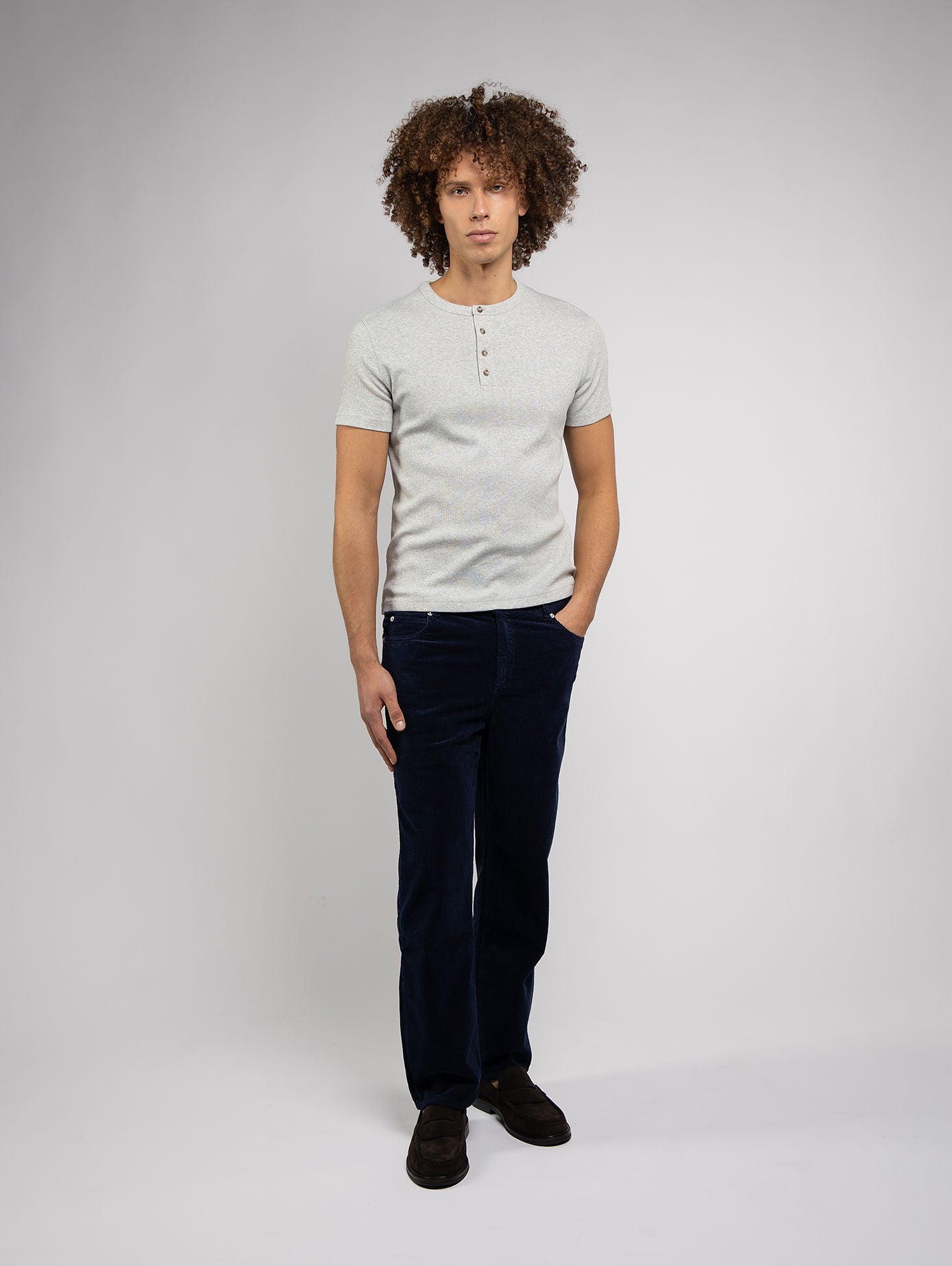 PANTALON DROIT HOMME NAVY