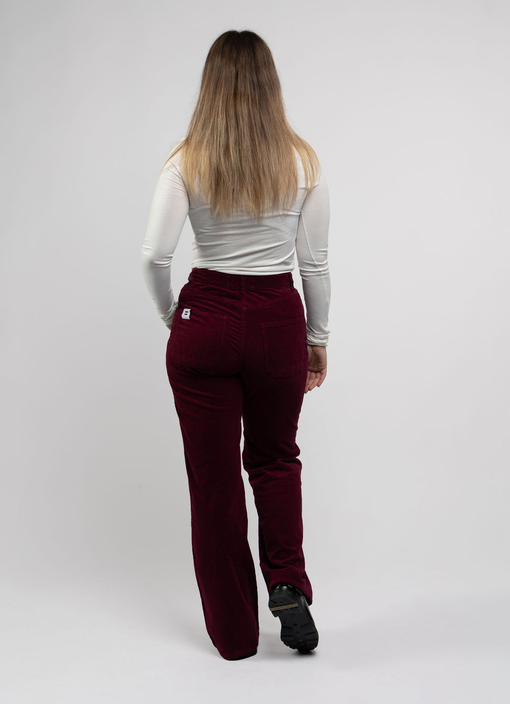 PANTALON FLARE PRUNE