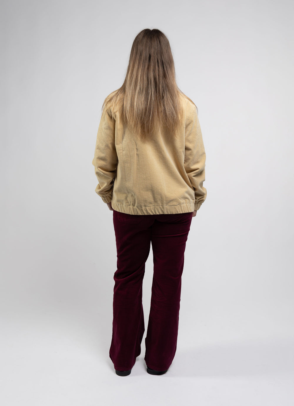 PANTALON FLARE PRUNE