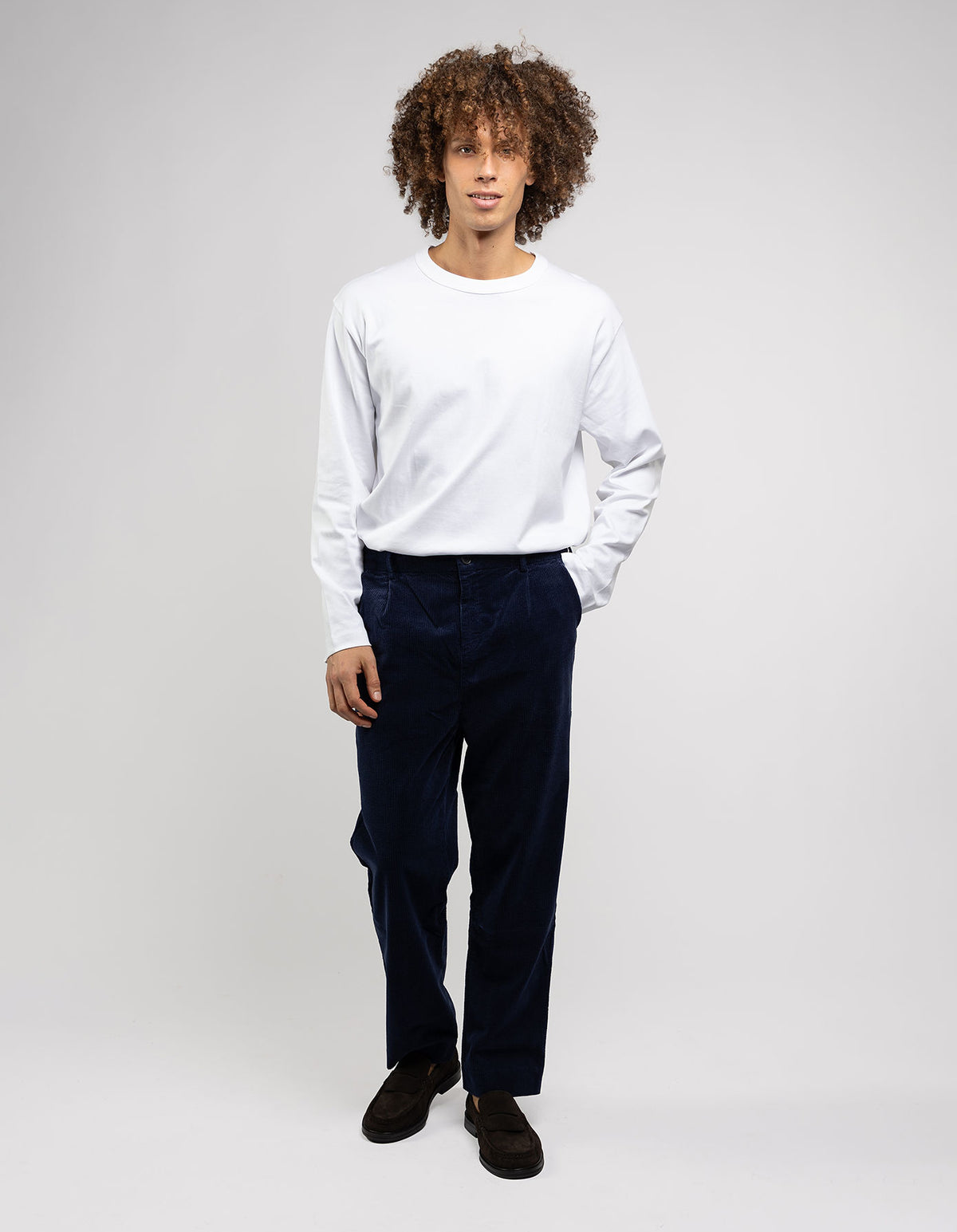 PANTALON PINCE HOMME NAVY