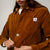 VESTE WORKER CÔTELÉ CAMEL