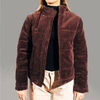 DOUDOUNE PUFFER FEMME CHOCOLAT