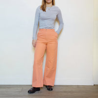 PANTALON PINCE FEMME SERGE PÊCHE