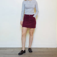 MINI JUPE PRUNE - 36
