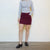 MINI JUPE PRUNE - 36