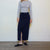 JUPE FENDUE NAVY