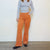 PANTALON FLARE CUIVRE - 36
