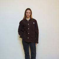 VESTE CÔTELÉ CHOCOLAT - TAILLE M