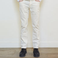 PANTALON DROIT JEAN BLANC