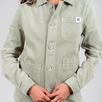 VESTE CÔTELÉ SAUGE