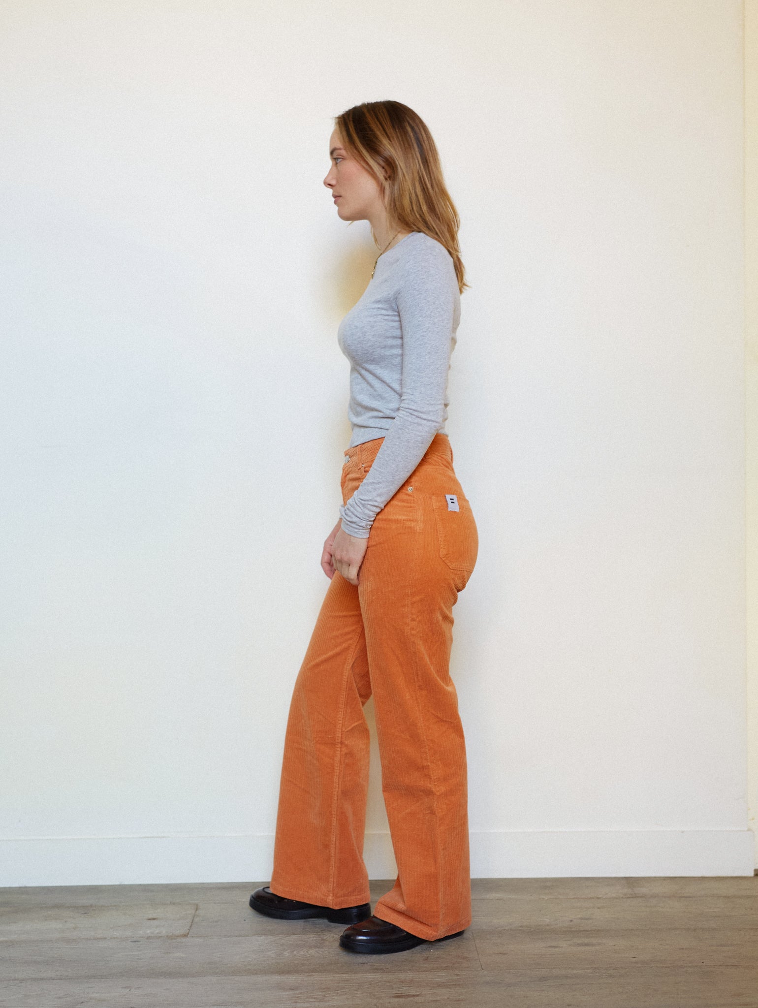 PANTALON FLARE CUIVRE - 36