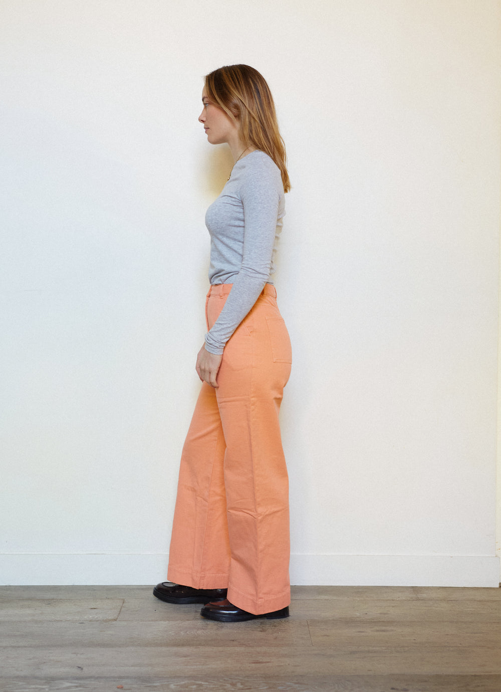 PANTALON PINCE FEMME SERGE PÊCHE