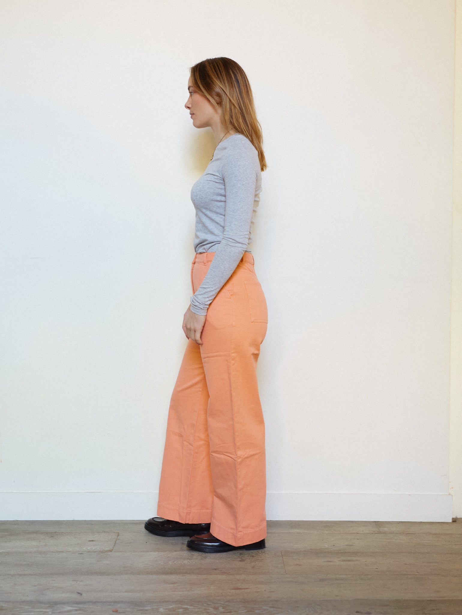 PANTALON PINCE FEMME SERGE PÊCHE