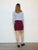 MINI JUPE PRUNE - 36
