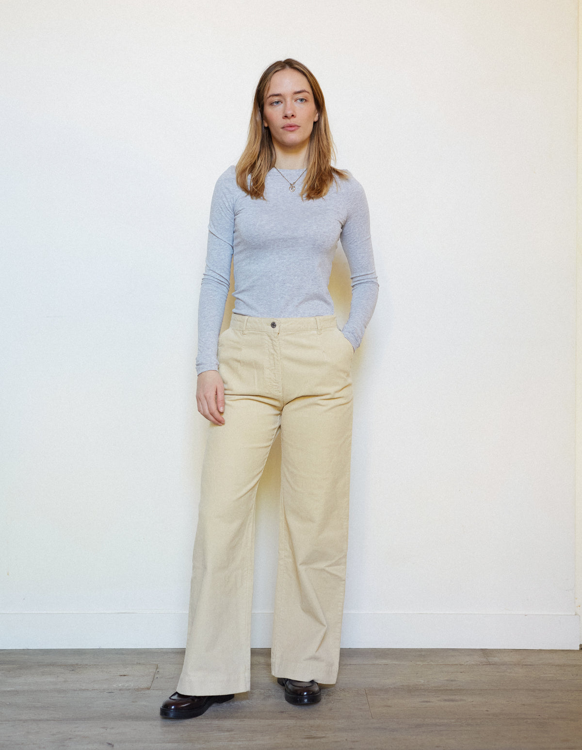PANTALON PINCE FEMME CACAHUÈTE 36