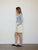 JUPE BLANCHE ZIP- TAILLE 36