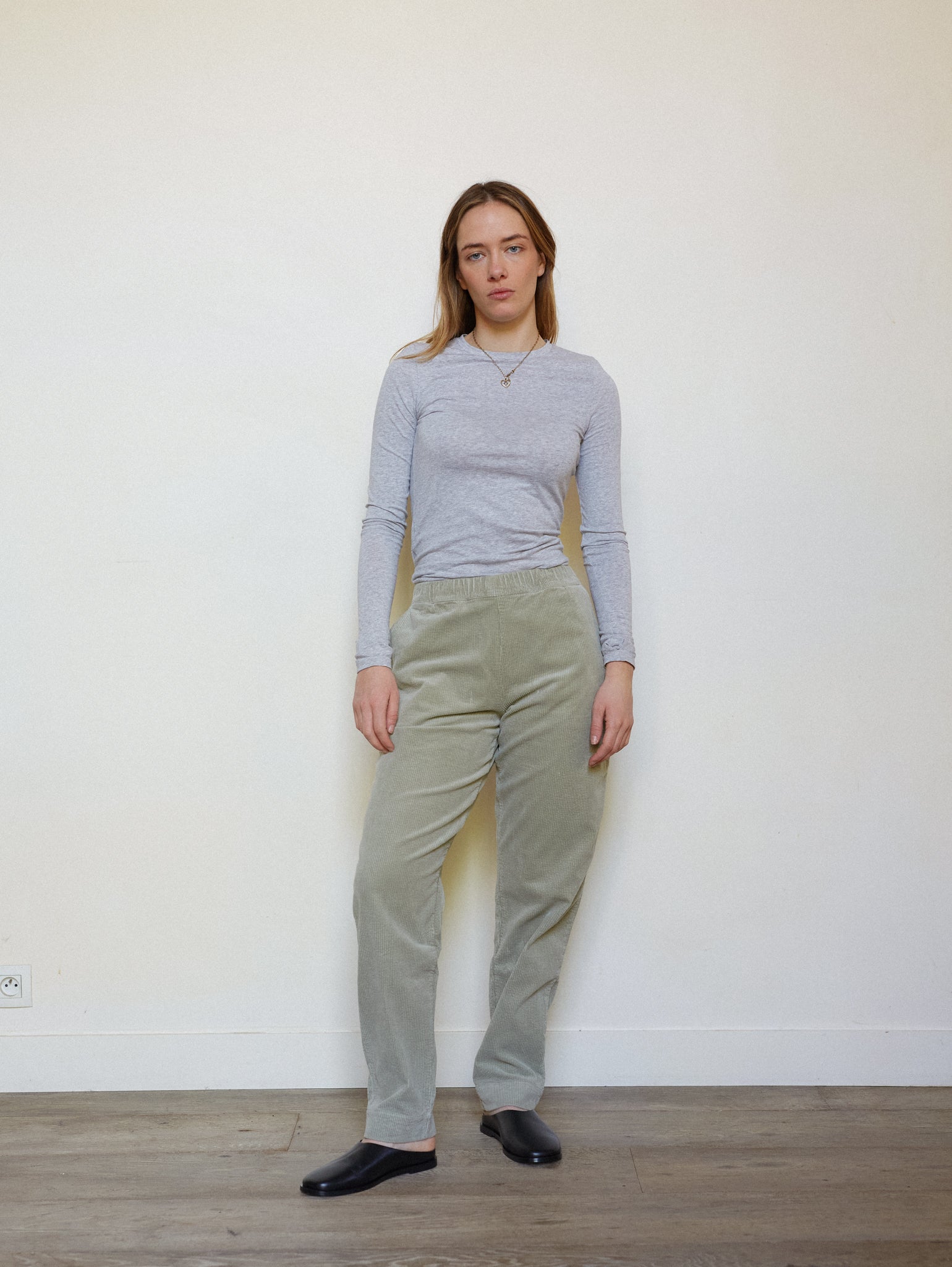 PANTALON LAZY FEMME SAUGE