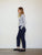 PANTALON BIG COTES NAVY - 36