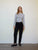 PANTALON DROIT FEMME NOIR - 36