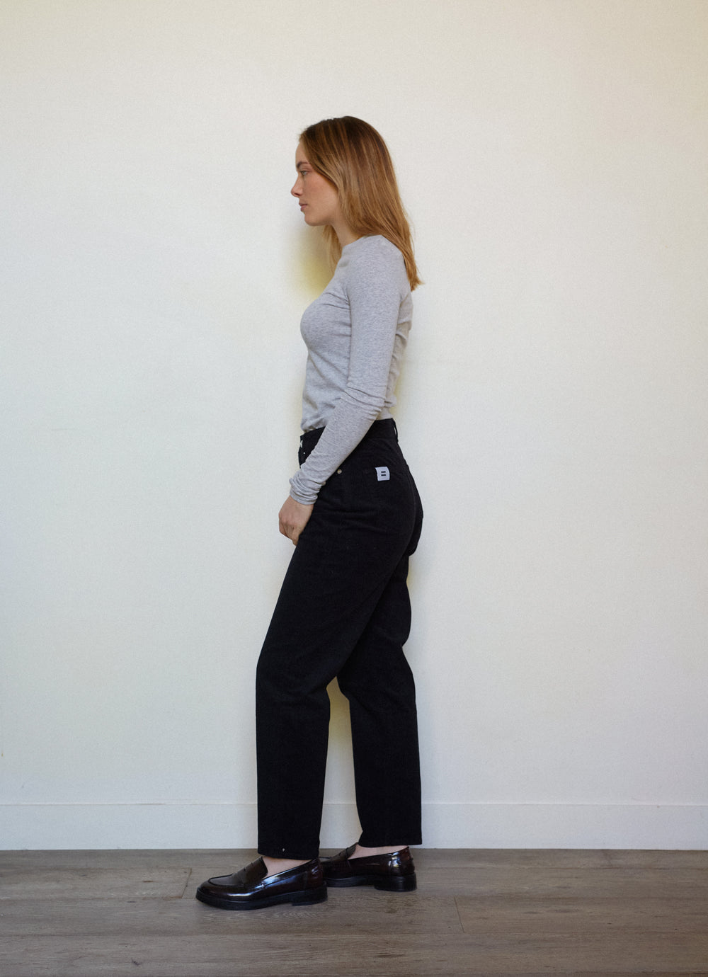 PANTALON DROIT FEMME NOIR - 36