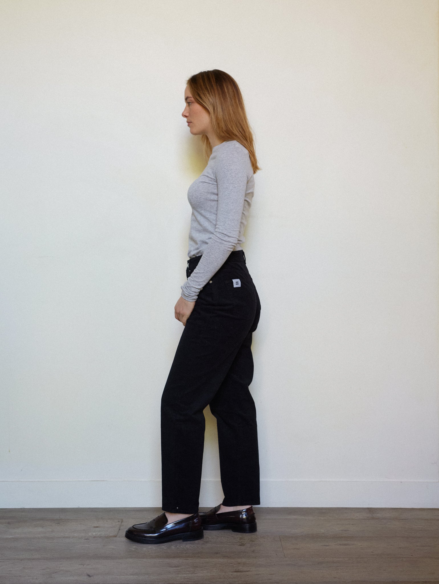 PANTALON DROIT FEMME NOIR - 36