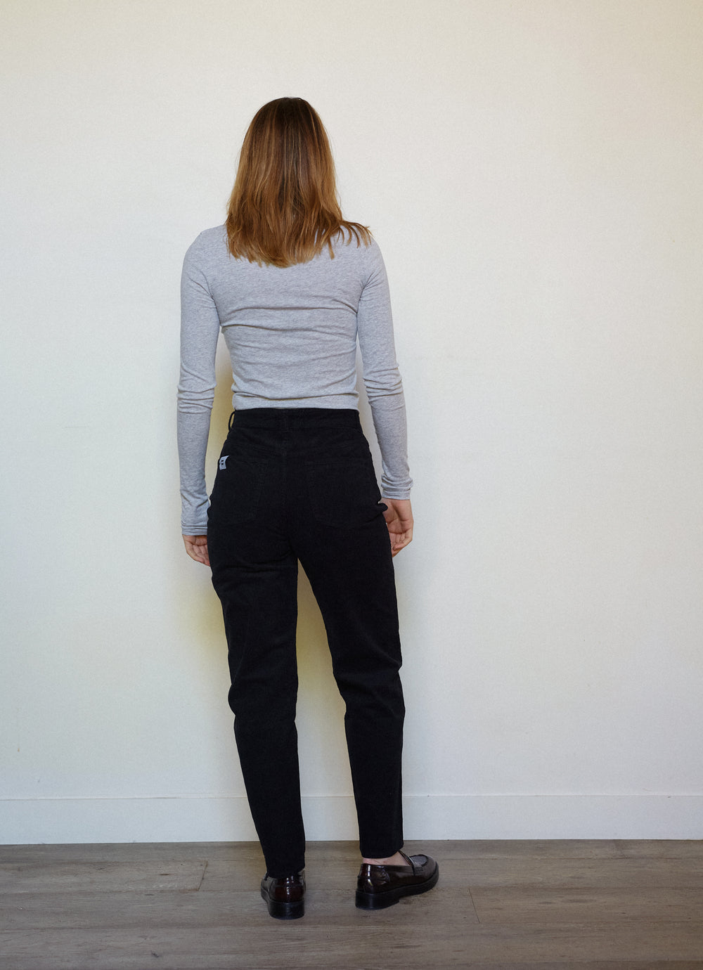 PANTALON DROIT FEMME NOIR - 36