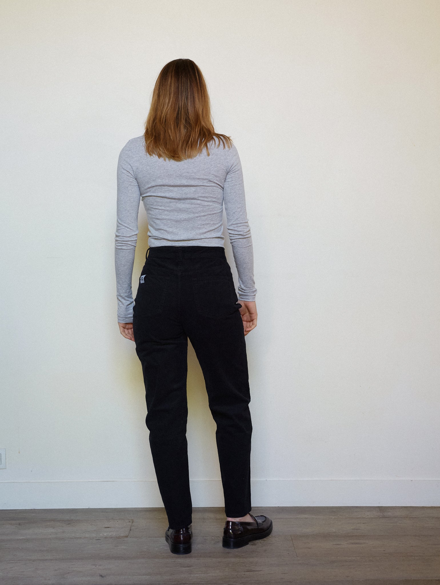 PANTALON DROIT FEMME NOIR - 36