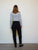 PANTALON DROIT FEMME NOIR - 36