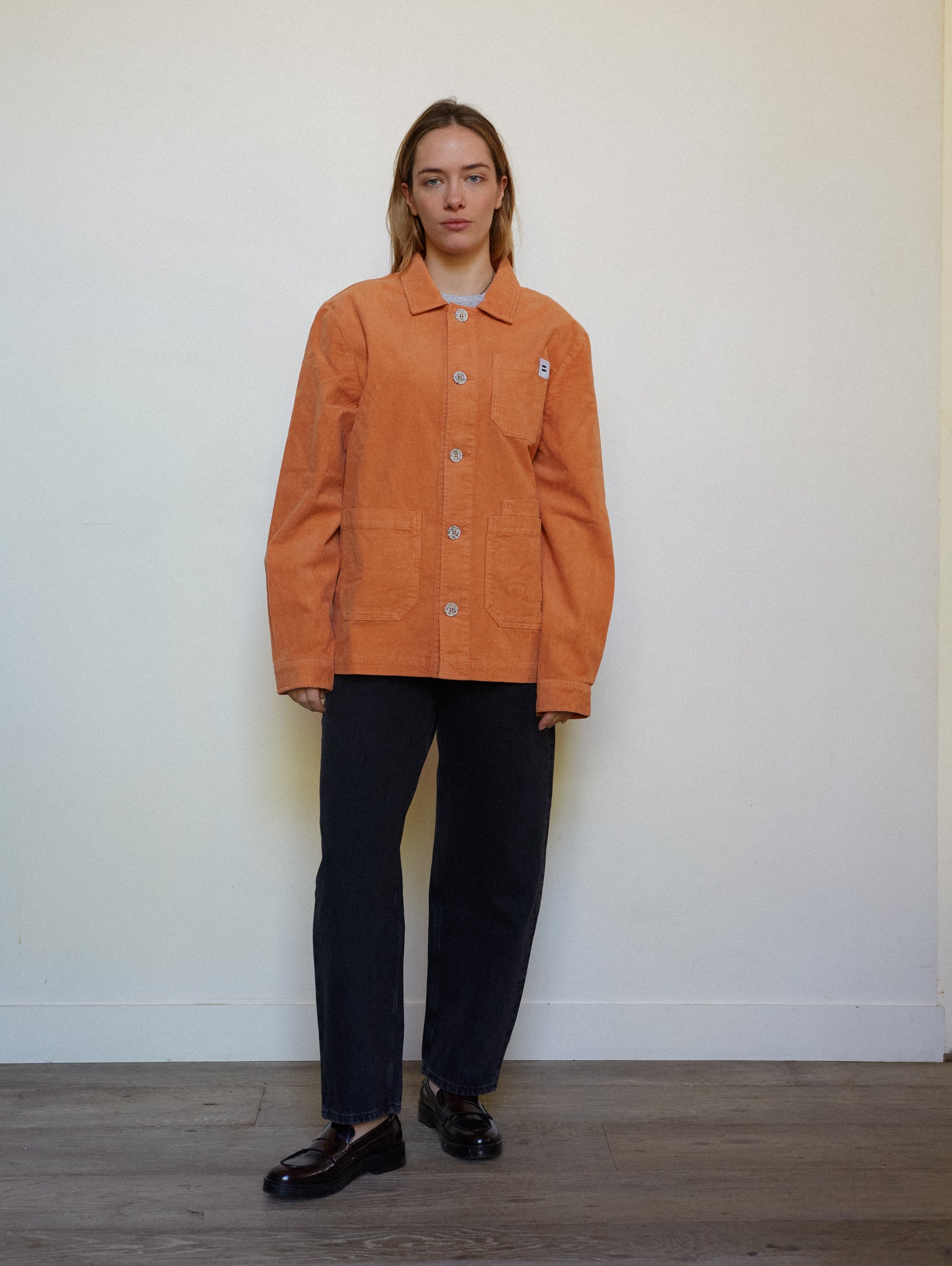 VESTE CÔTELÉ CUIVRE - TAILLE M