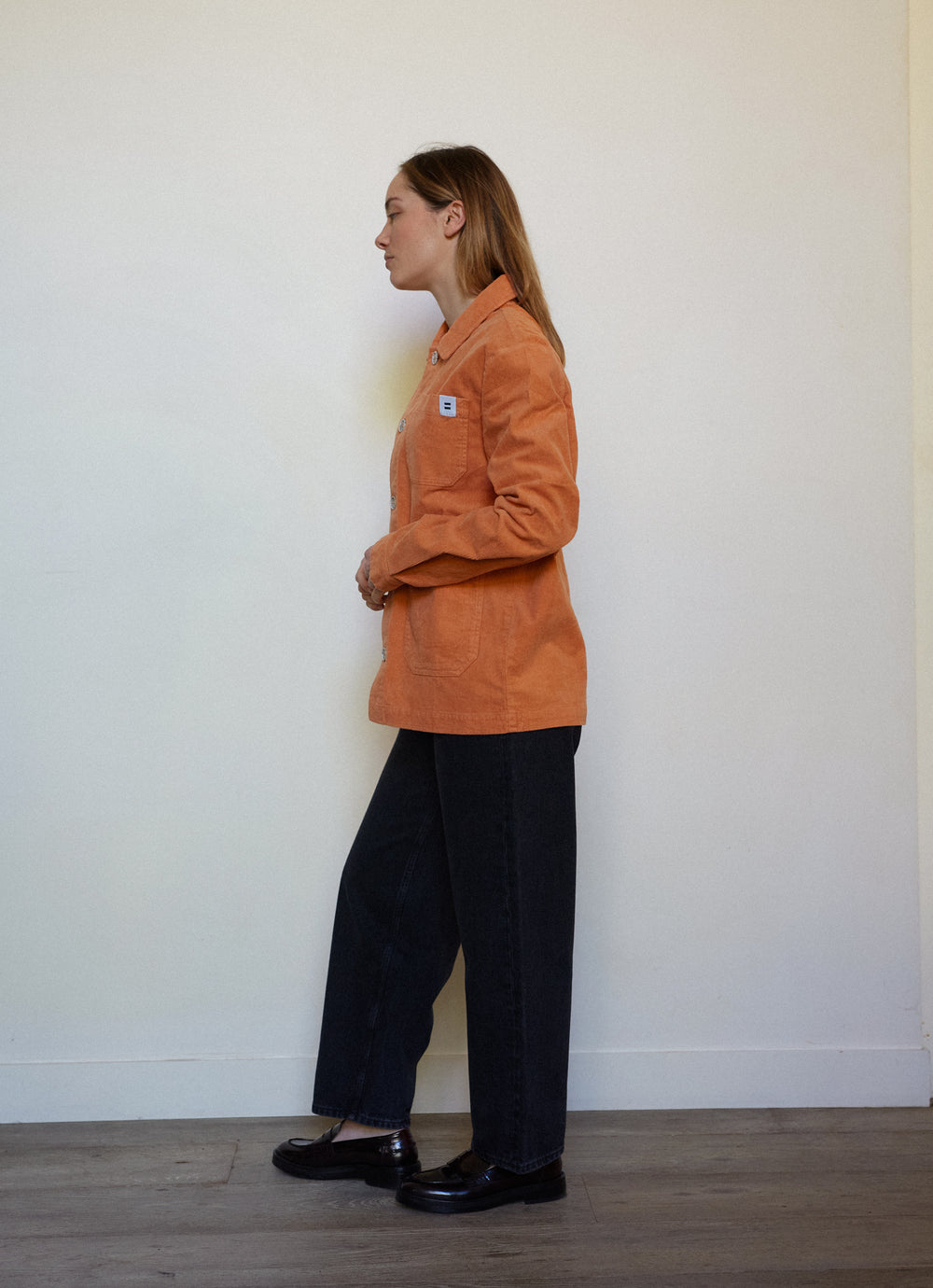 VESTE CÔTELÉ CUIVRE - TAILLE M