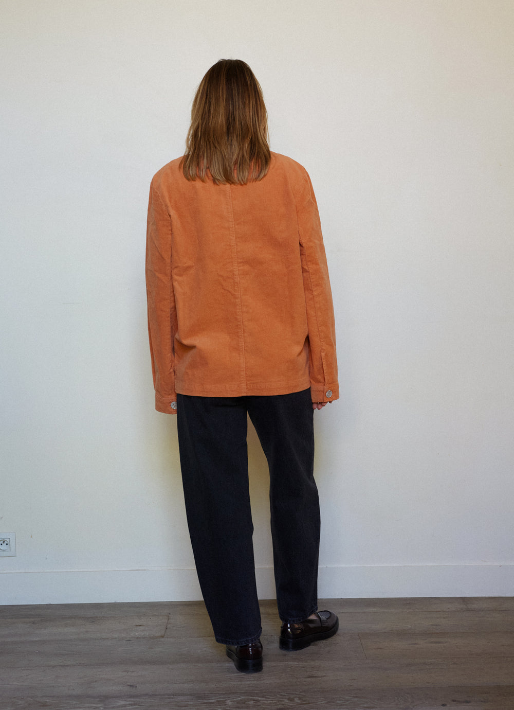 VESTE CÔTELÉ CUIVRE - TAILLE M