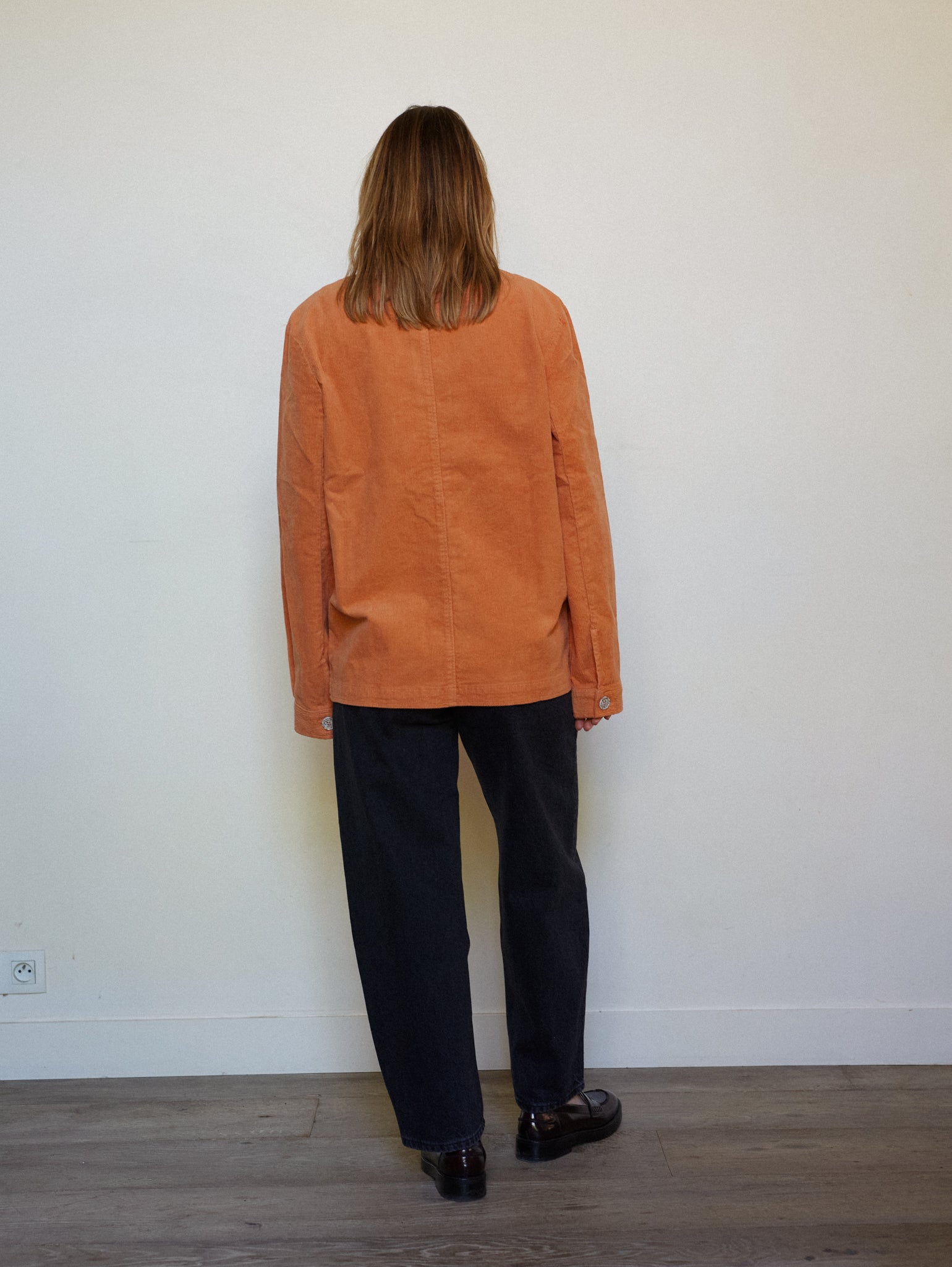 VESTE CÔTELÉ CUIVRE - TAILLE M