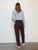 PANTALON DROIT FEMME CHOCO - 36