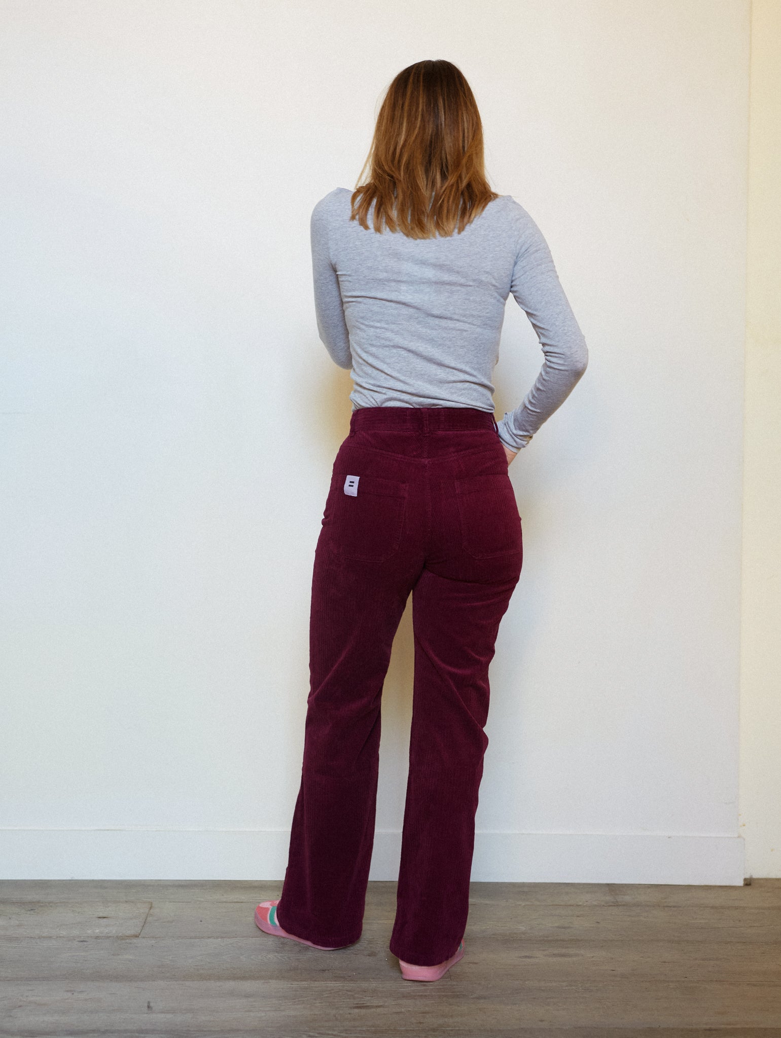 PANTALON FLARE PRUNE 36