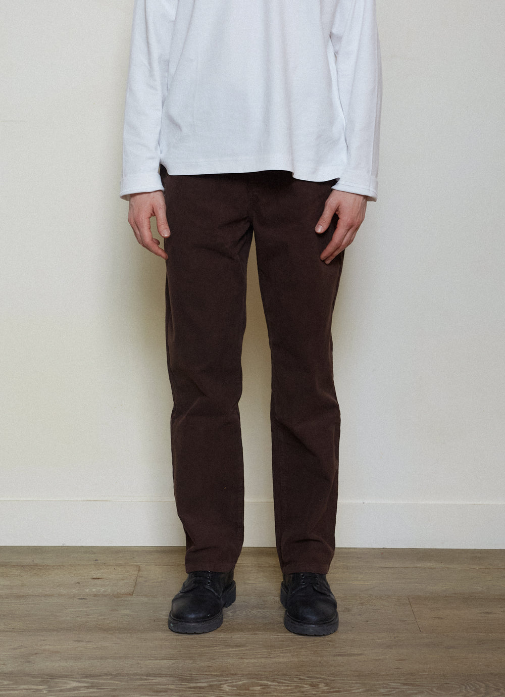 PANTALON DROIT HOMME CHOCOLAT