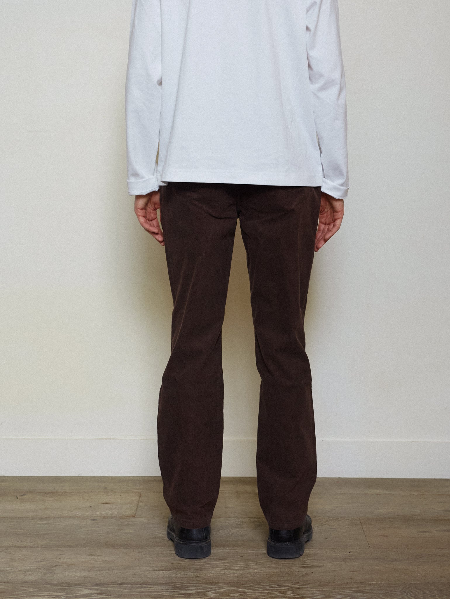 PANTALON DROIT HOMME CHOCOLAT