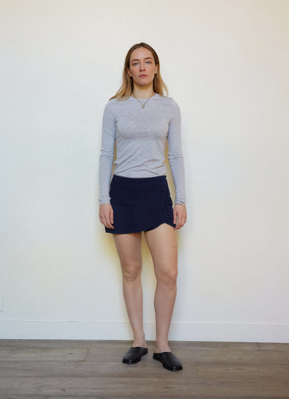 JUPE PORTEFEUILLE NAVY