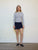 JUPE PORTEFEUILLE NAVY