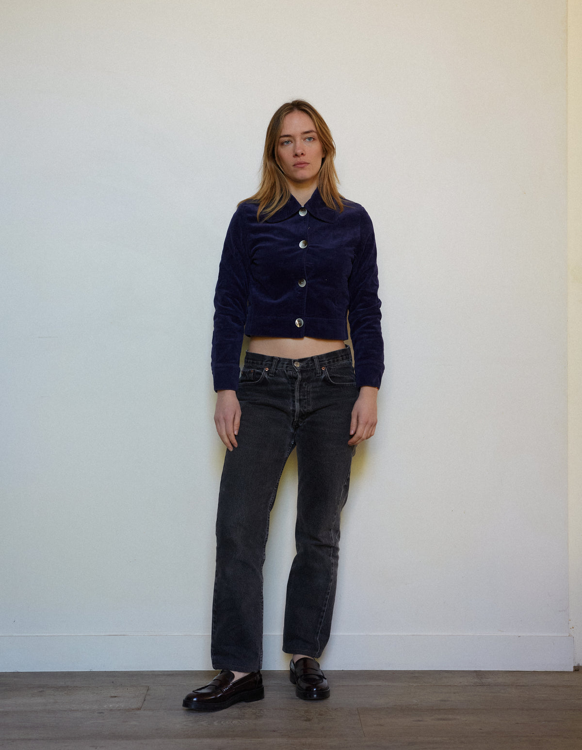 VESTE DAISY NAVY - TAILLE S