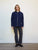 VESTE ZIP NAVY M
