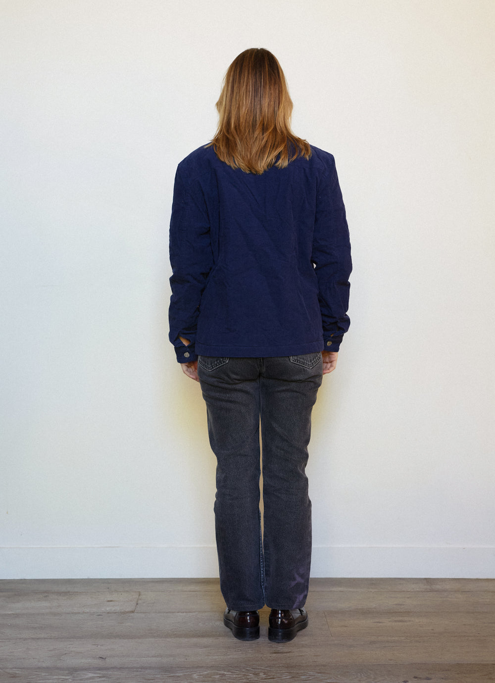 VESTE ZIP NAVY M