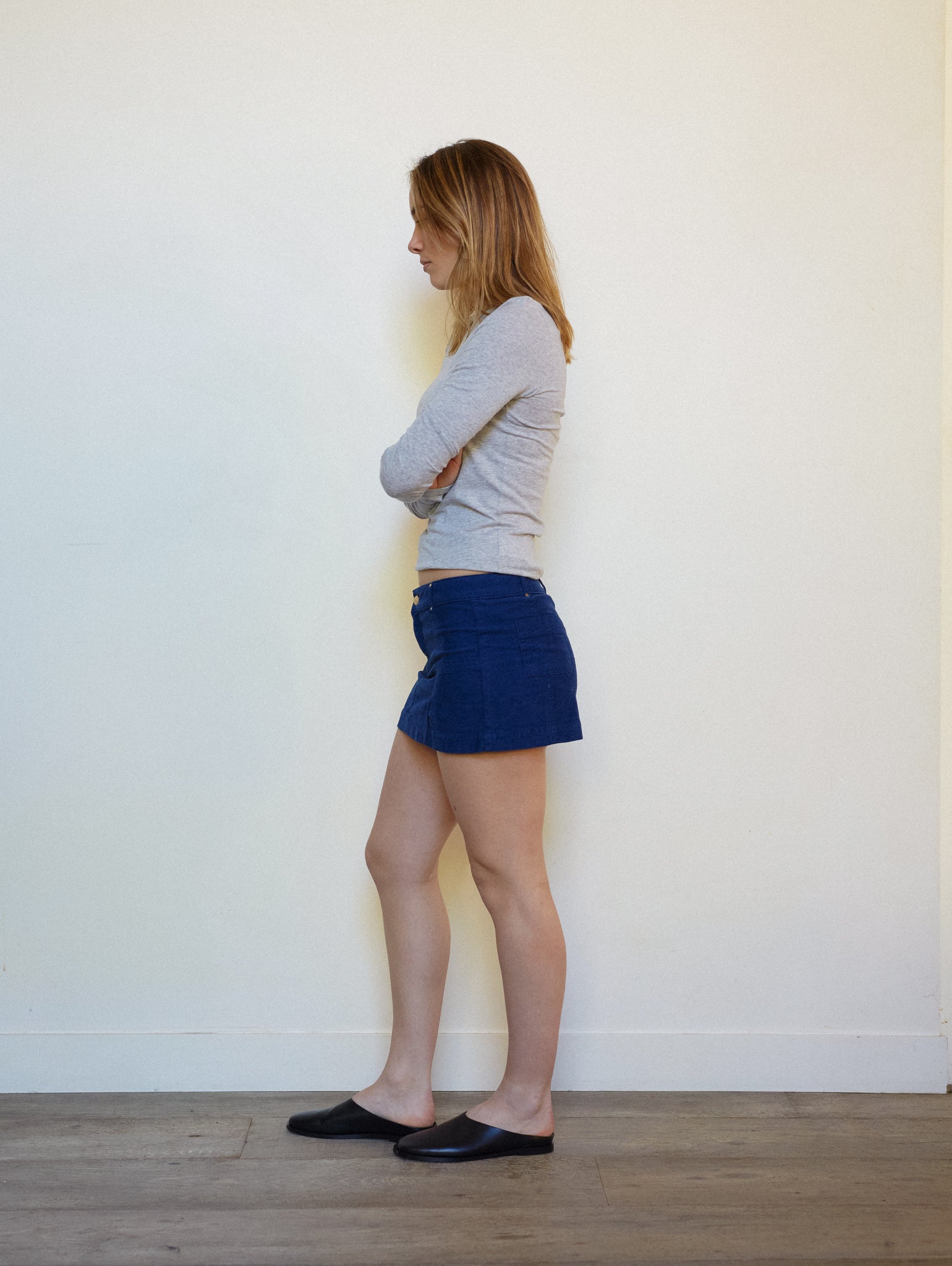 MINI JUPE NAVY- TAILLE XS