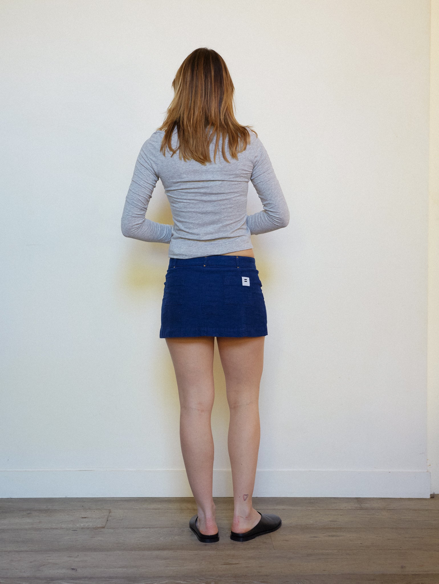 MINI JUPE NAVY- TAILLE XS