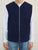 VESTE SANS MANCHE NAVY BORDS NAVY - TAILLE M